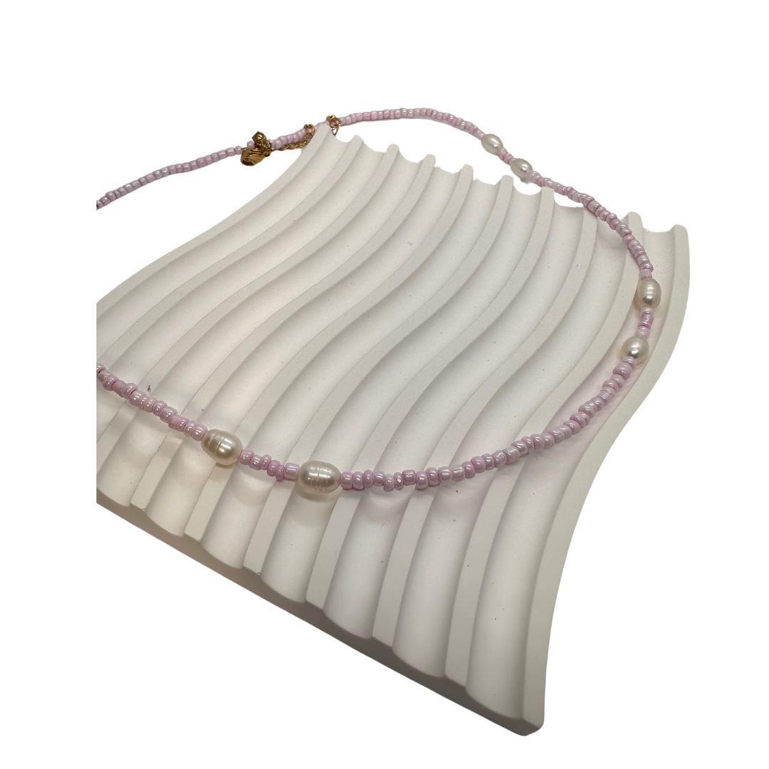 Pink Ray Necklace